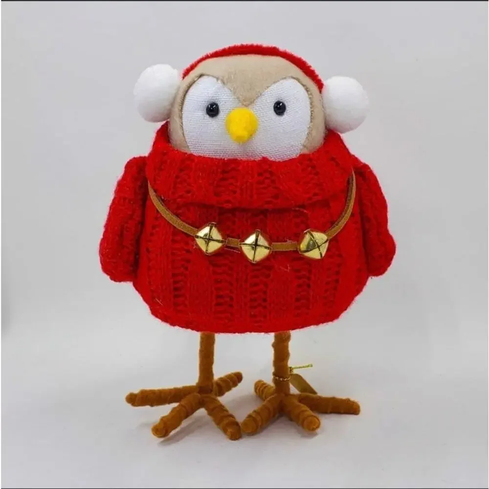 Target Wondershop GLEE Bird Red Sweater Bells Christmas Holiday 2021